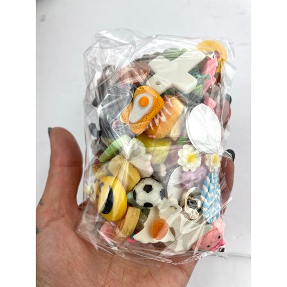 300 PC Resin Cab Flat Back Charm Grab Bag Mixed DIY Craft Supplies - Picture 4 of 14